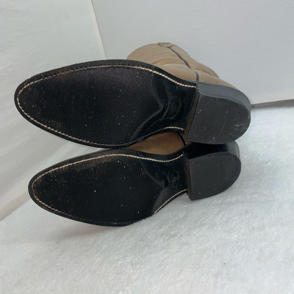 Vintage Golden Retriever Leather Cowboy Boots - Picture 4 of 11